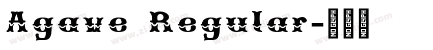 Agave Regular字体转换 Agave Regular字体转换